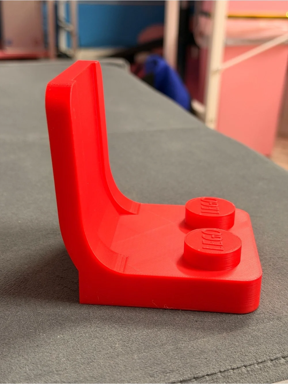 Lego Bright Red Brick-Style Phone Stand Holder